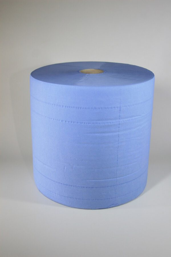 Putzrolle-blau 2-lg. 38x36 cm, 1.500 Abr.