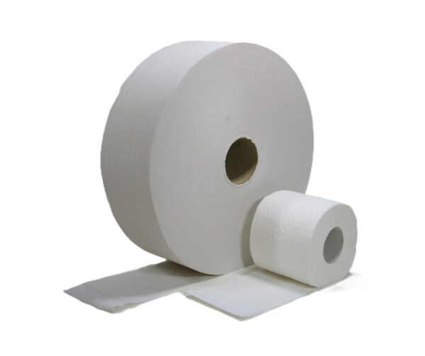 Toilettenpapier 2-lg. Racon-Großrolle  380 m perforiert