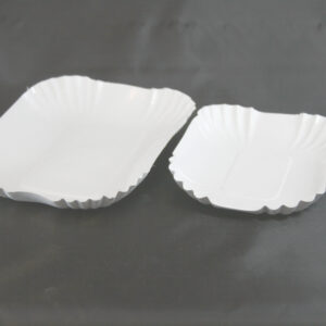 Pappschalen 13 x 17,5 x 3 cm weiß