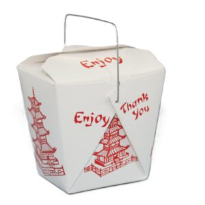 Food-Container mit Henkel 460 ml "Pagode"