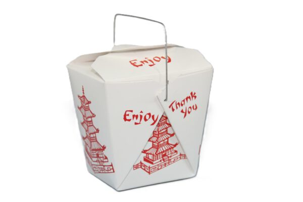 Food-Container mit Henkel 460 ml "Pagode"