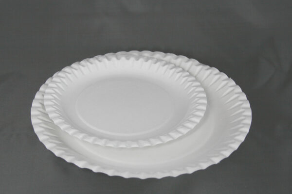 Pappteller Ø 18 cm weiß