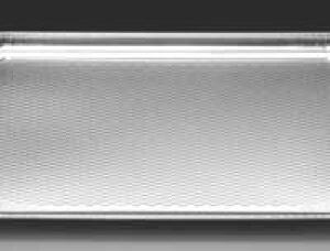 Alu-Platte rechteckig 375 x 280 mm Waffelmuster