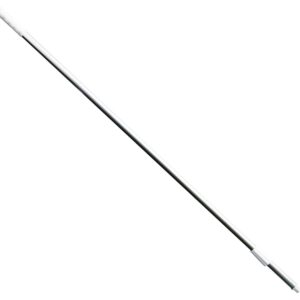 Haug Alustiel weiß 145 cm weiße Kappe und Überwurfmutter