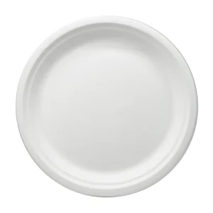 Bagasse-Teller Ø 23 cm weiß