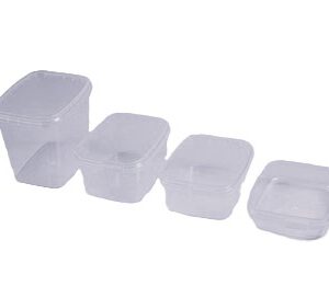 RE-Becher 100 ccm, 108 x 86 x 28 mm klar m. Originalitätsverschluss