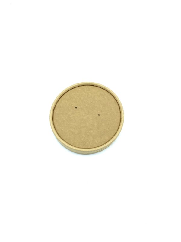 Deckel  Karton f. Suppenbecher 750 ml braun