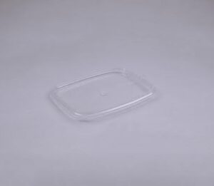 RE-Deckel m. Originalitätsverschluß 108 x 86 x 5 mm klar