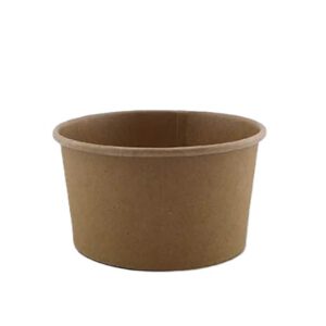 Eisbecher 240 ml Ø 9,6 x 5,4 cm Kraft braun