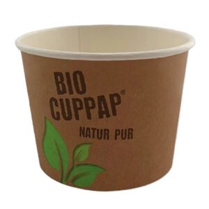 Eisbecher 500 ml Ø 11 x 7,9 cm  Kraft braun