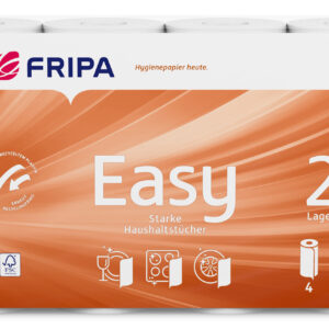Fripa Küchenrollen 2-lg. Easy 100% Zellst., à 96 Blatt