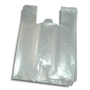 LDPE Verpackungsbeutel  28+14x48 cm, transparent