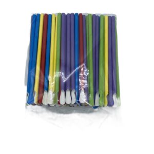 Löffelpapiertrinkhalme Ø 8 x 200 mm bunt