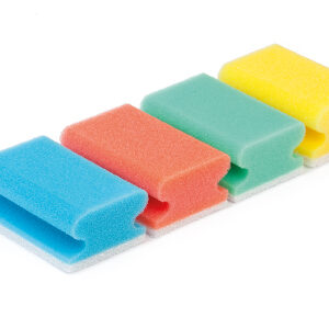 Putzschwamm 9,5/7/4,5  blau/weiß kratzfrei