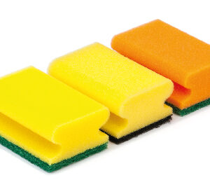 Putzschwamm 9,5/7/4,5 gelb/schwarz