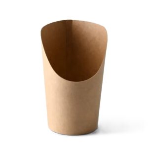 Snack-& Wrap-Becher 300 ml, Ø 8,5 x 11,1 cm braun