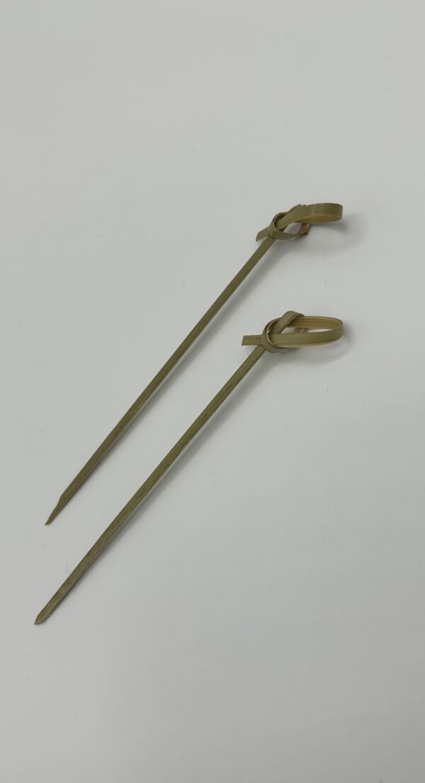 Bambus Knotenspieß 10,5 cm natur – Bild 2