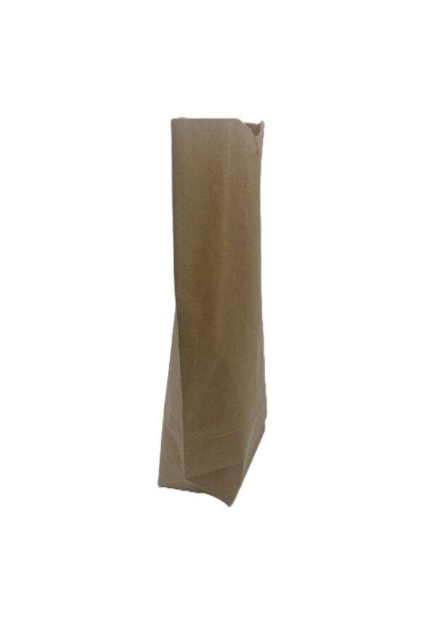 Kreuzbodenbeutel 17 x 26 cm - 1 kg  60 g/qm braun – Bild 2