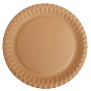 Pappteller Ø 18 cm  braun