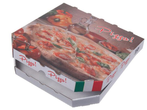 Pizzakarton 20 x 20 x 3 cm Vegetale Treviso