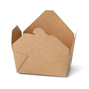 Take-away Box  600 ml Karton 10,5 x 12,8 x 6,4 cm braun