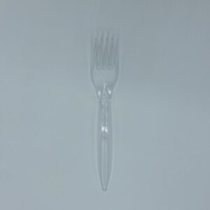 Mehrweg-Gabel 18 cm transparent
