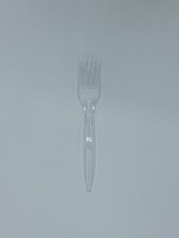 Mehrweg-Gabel 18 cm transparent