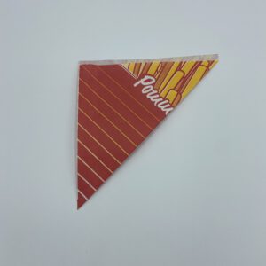 Spitztüten rot "Pommes-Frites"  17 cm hoch (100 g)