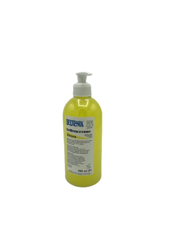 Belvenia Seifencreme Zitrone 500 ml Pumpspender