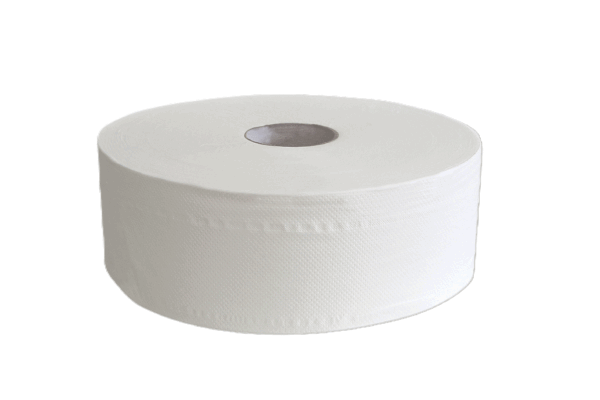 Fripa Toilettenpapierspender Metall weiß rund Wandhalter für Maxi Rollen – Bild 2