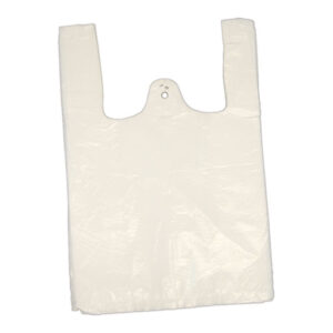 HDPE Hemdchentragetaschen 24+12 x 40cm weiß